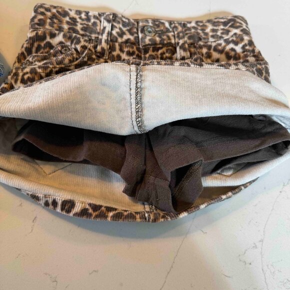 BUNDLE Gap Jean Top with Children Place Leopard Corduroy Skirt/Skort Size 3 - Picture 6 of 6
